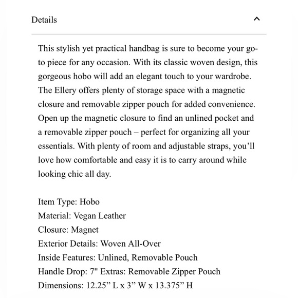 NWOT Moda Luxe Vegan Leather Hobo Bag - Kelly Green - Picture 3 of 8